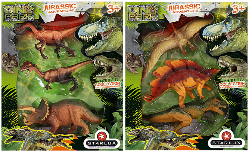 Coffrets de figurines dinosaure en assortiment - DINOPARK - 815032