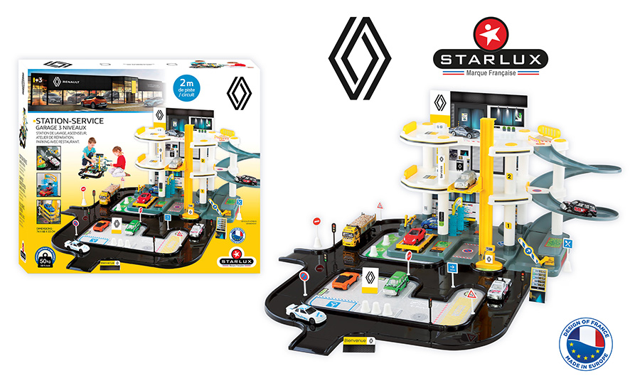 Garage Renault 3 Niveaux + Routes - STARLUX - 401304