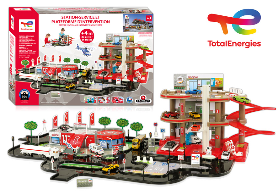 Garage Total 3 Niveaux + Plateformes + Routes - STARLUX - 401016