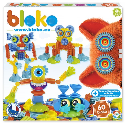 Coffret de 60 Bloko Monster - BLOKO - 503559
