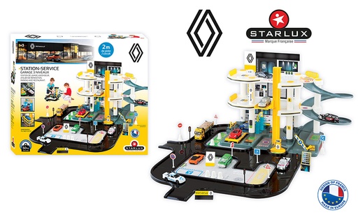 Garage Renault 3 Niveaux + Routes - STARLUX - 401304